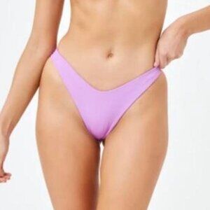 🌻NEW w.tags L*Space Blue Purple Jewel Cabana Bitsy Bikini Bottom Size M $84